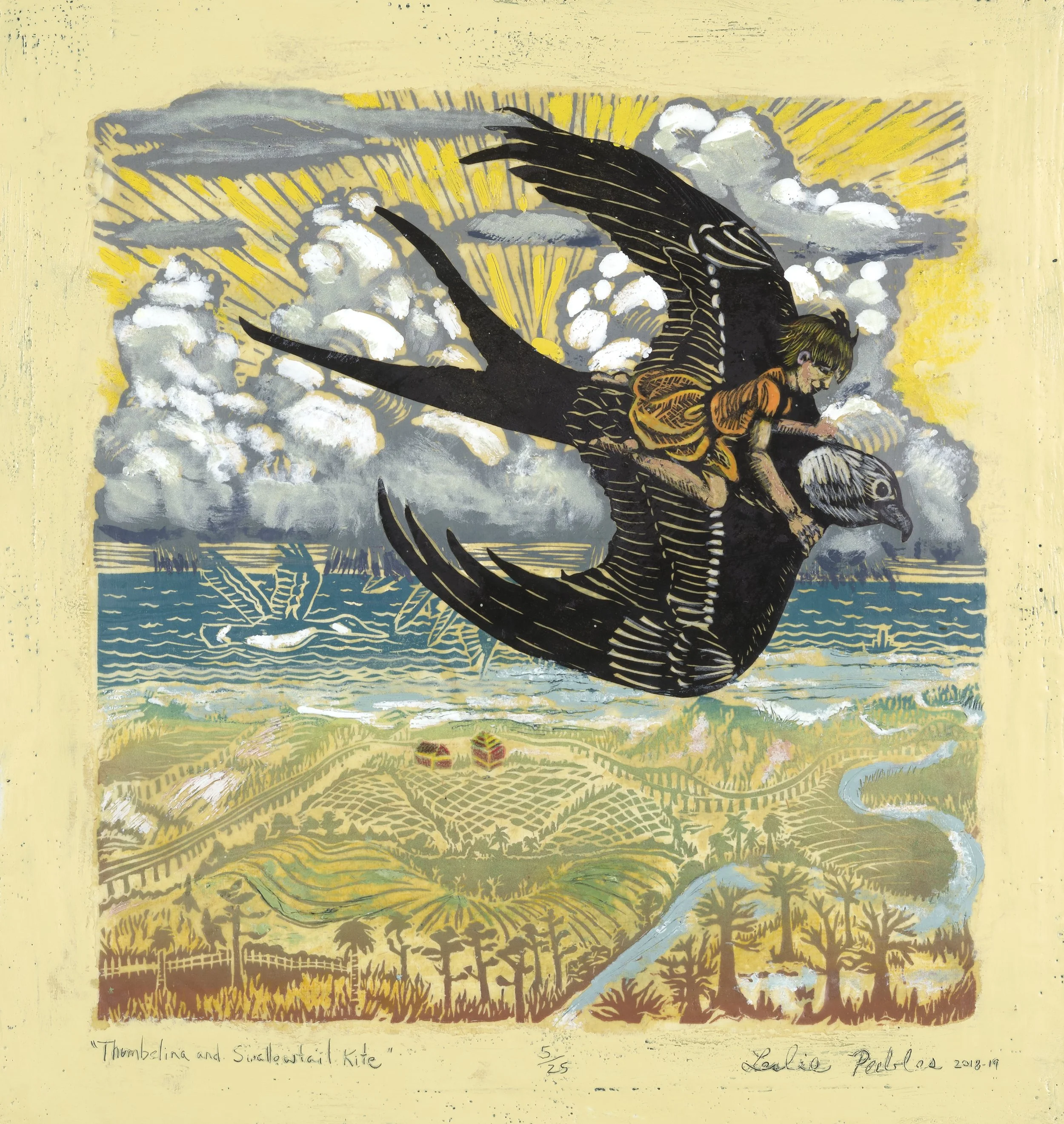 Thumbelina and the Swallow Tail Kite