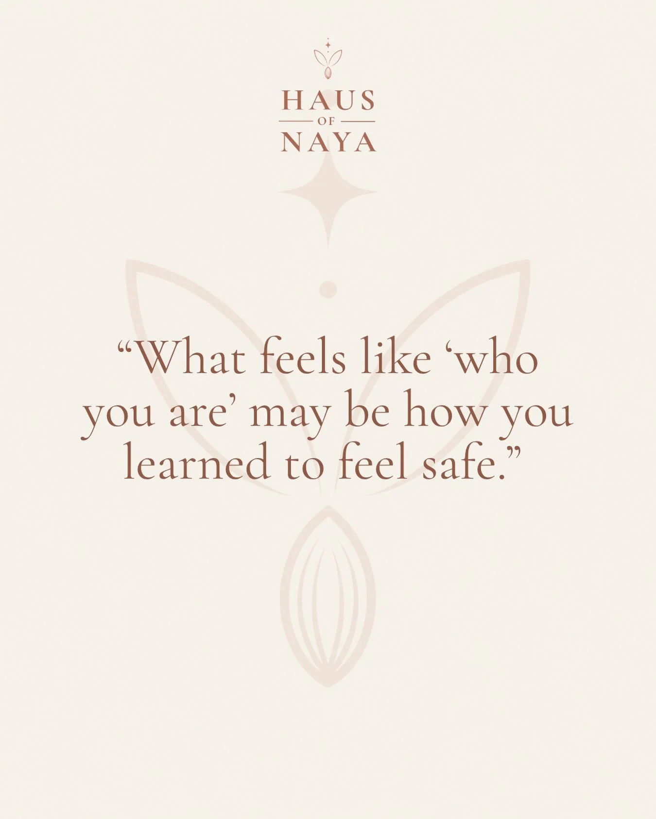 Maybe you&rsquo;re not &ldquo;just an anxious person.&rdquo;

Maybe the people-pleasing, perfectionism, overthinking, or need for control were ways you learned to feel safe.

Healing gives us the opportunity to ask: Who am I underneath the ways I lea