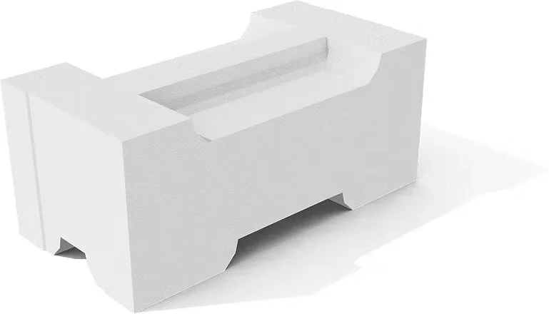 White styrofoam cooler with lid open, empty interior, resting on a white surface against a light gray background.