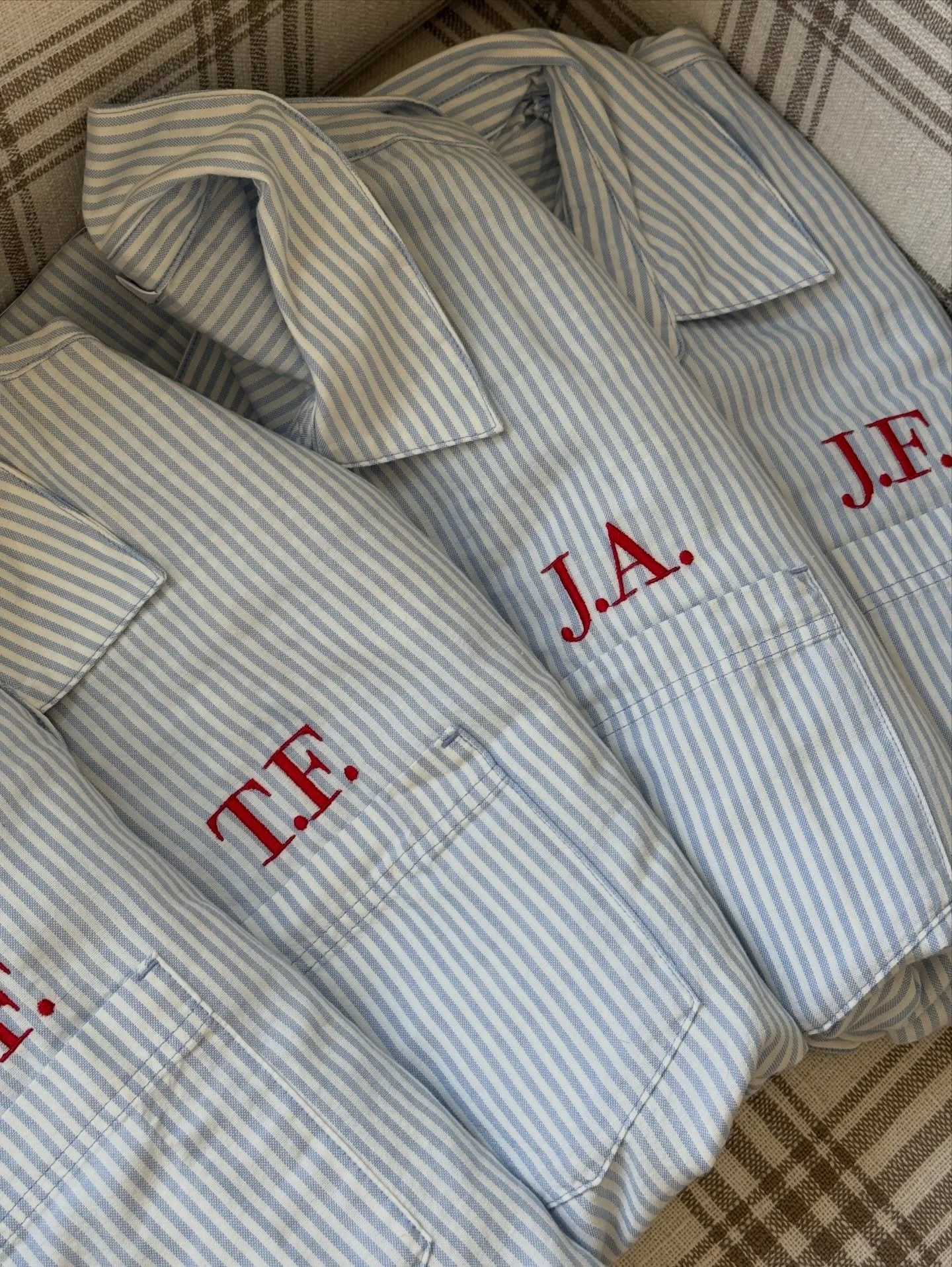 matching lake day shirts *chefs kiss* 🇺🇸🎇🚤

#embroidery #embroiderygifts #customembroidery #minneapolis #customgifts
