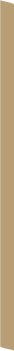 A vertical strip of a light brown object against a dark background, with the main part cut out.