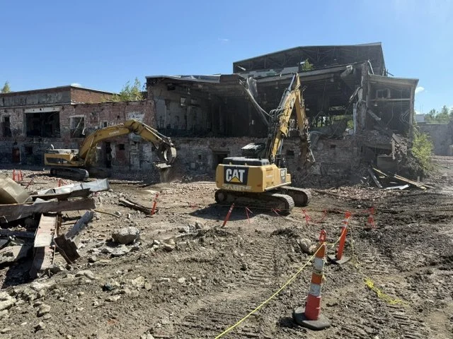 Former Deferiet Paper Mill Demolition