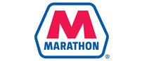 Logo of the Marine Marathon, featuring a large pink