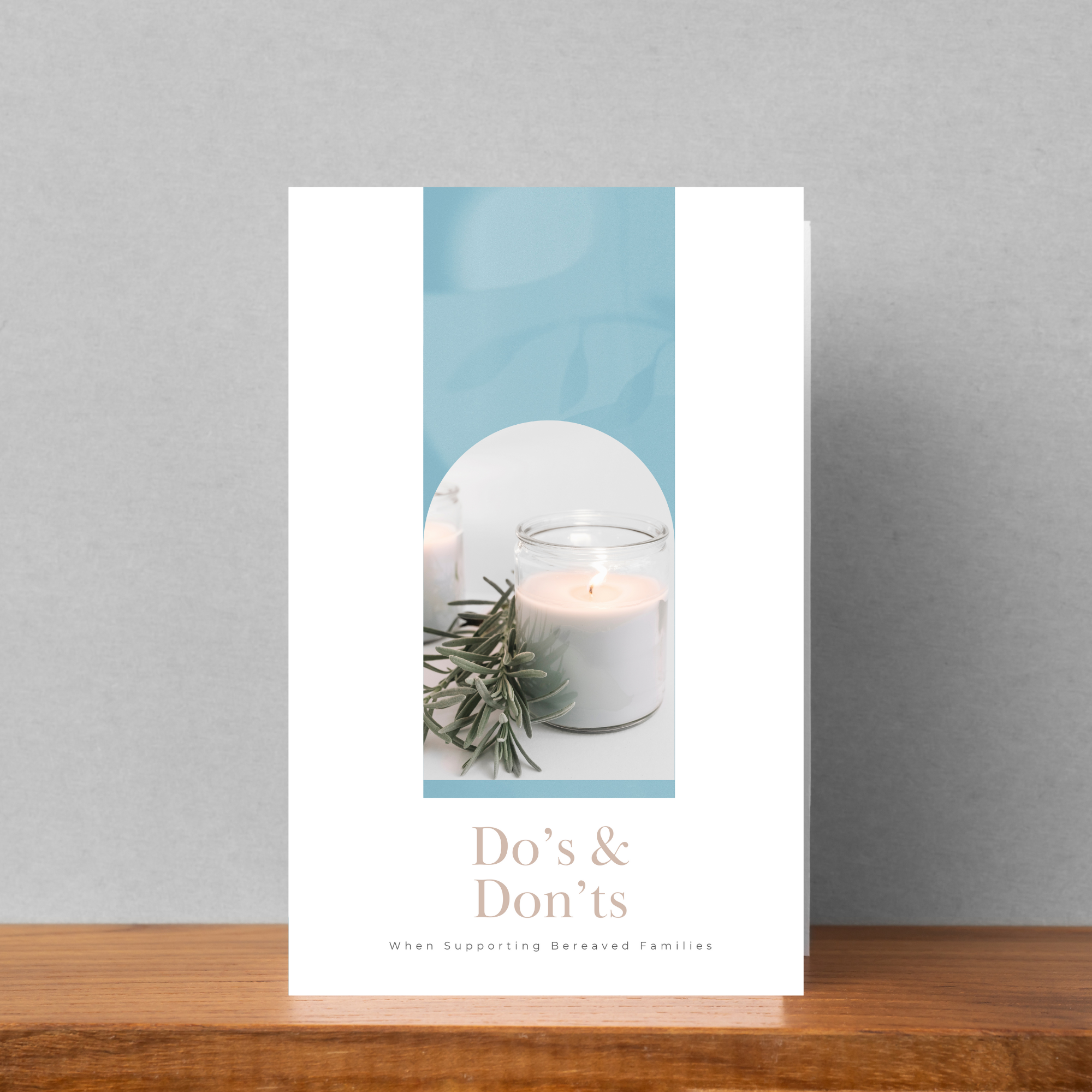 Do's &amp; Don'ts When Supporting Bereaved Families Brochure