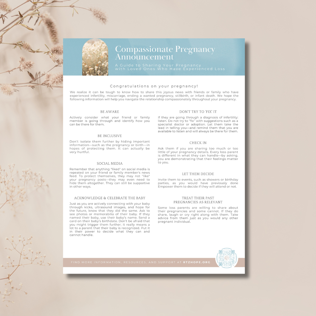 Compassionate Pregnancy: A Guide for Pregnant Mothers with Friends Who Have Lost a Child Digital PDF