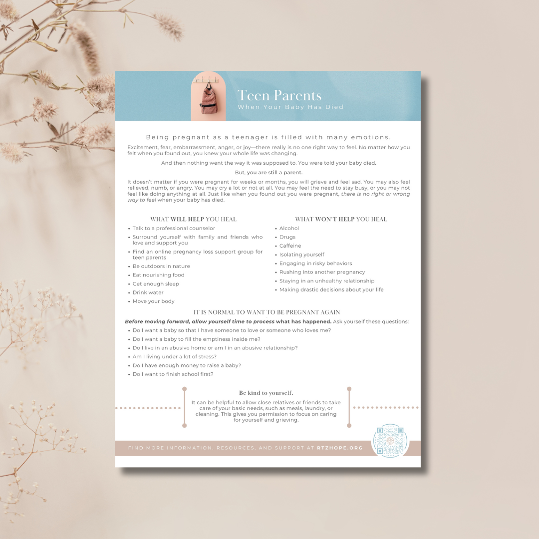 Teen Parents: When Your Baby Has Died Digital PDF