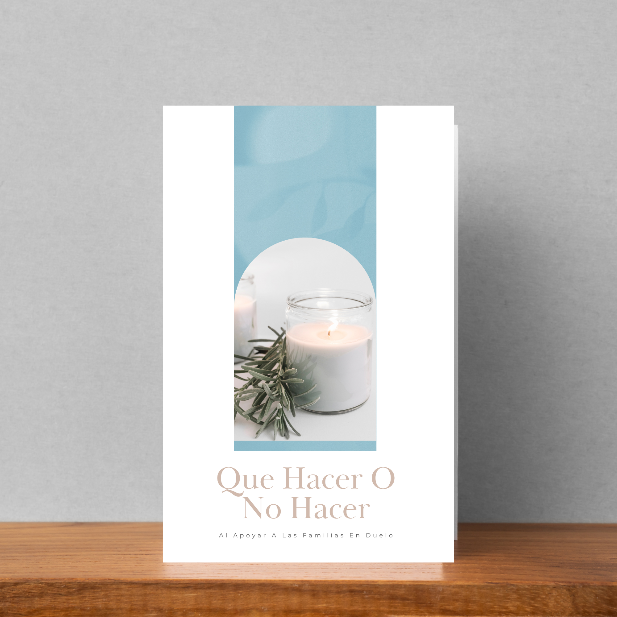Que Hacer O No Hacer: Al Apoyar A Las Familias En Duelo Brochure