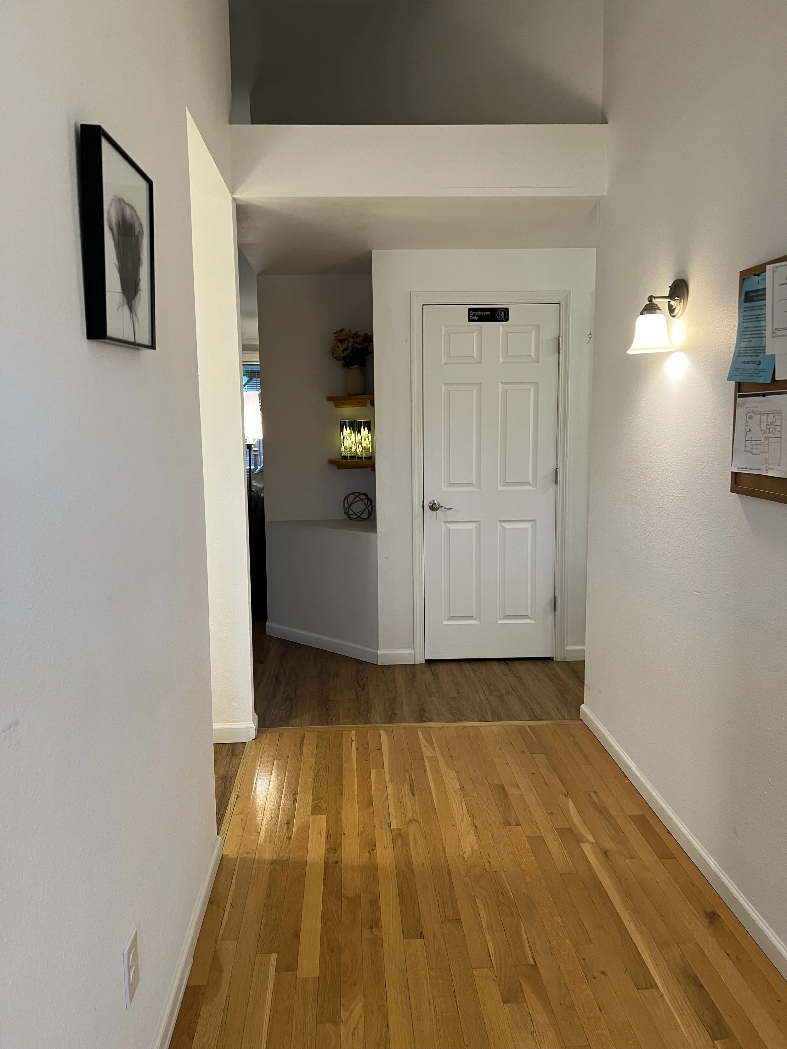 Hallway inside Neighbors AFH Inc Adult Family Home in Tacoma, WA, featuring a clean, safe, and comfortable living environment for residents.