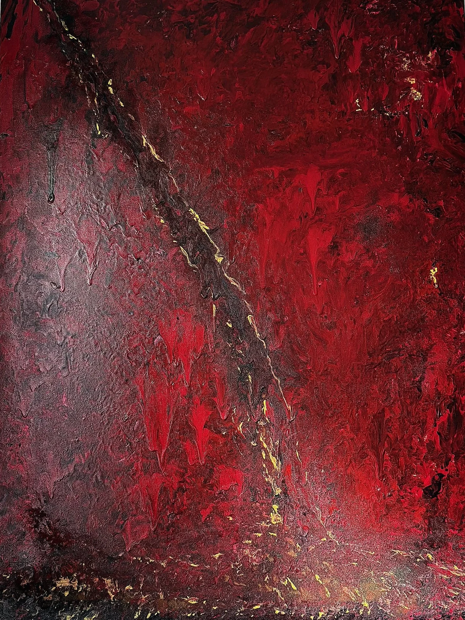 Crimson Fault-line Available Original