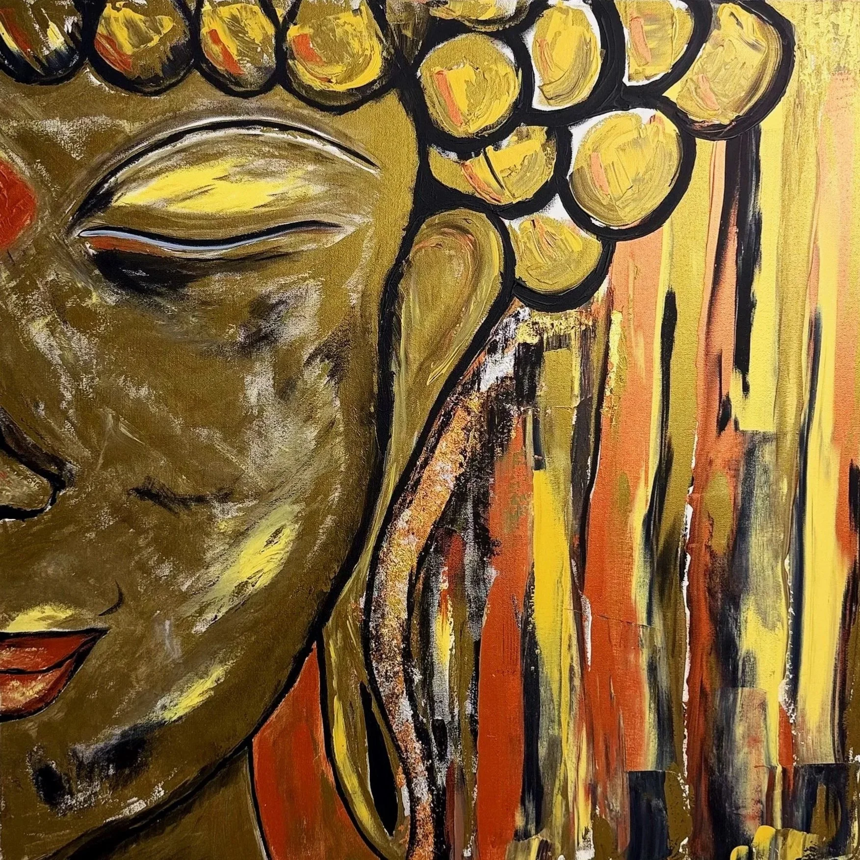 Gilded Stillness Available Original