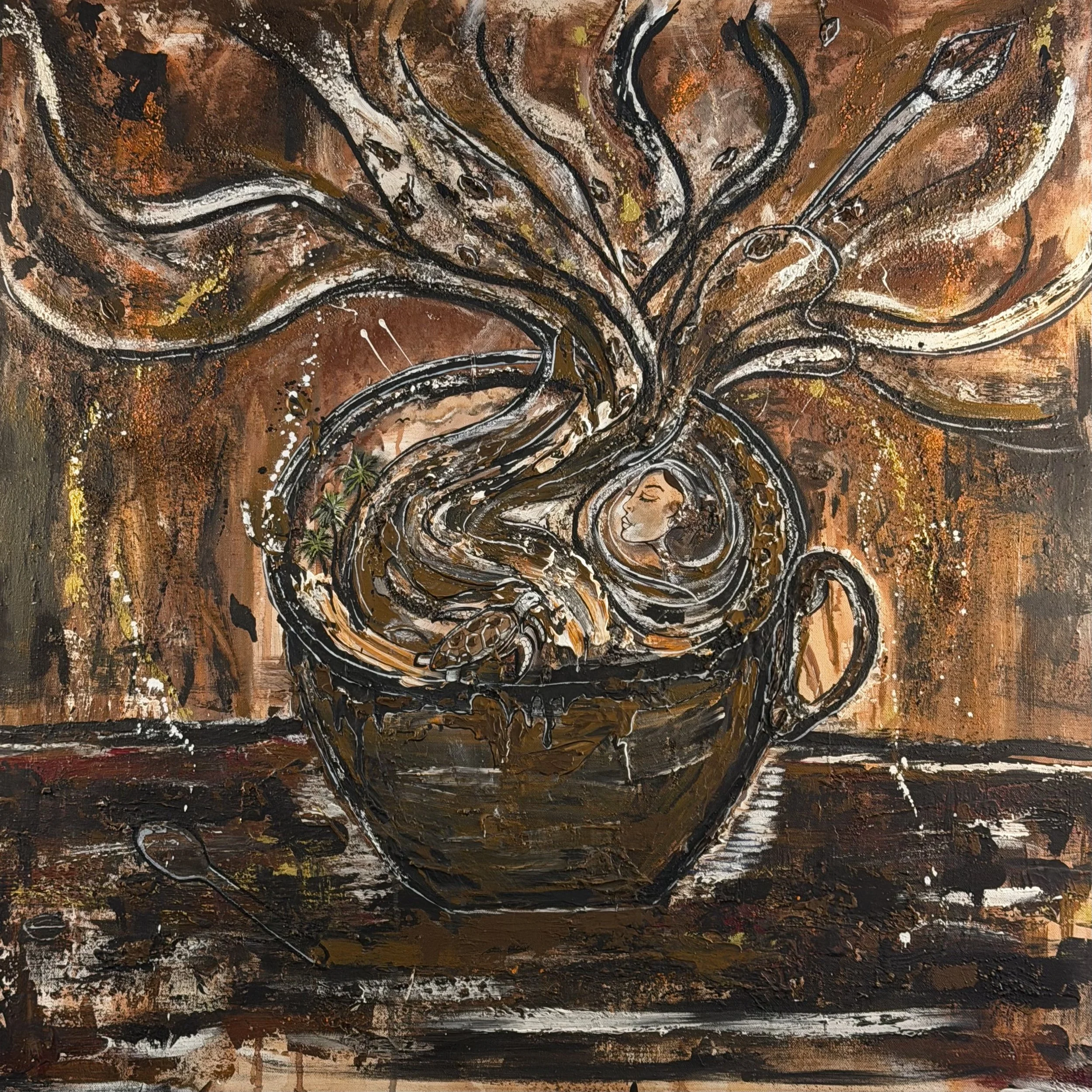 Steeped in Becoming 
36 x 36 inches  View Artwork 