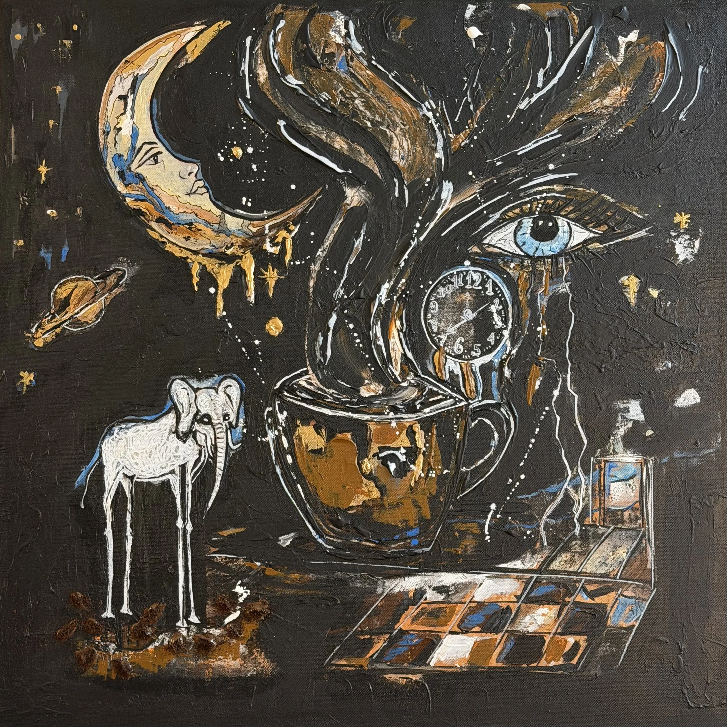 The Hour Between Dreams 
24 x 24 inches View Artwork