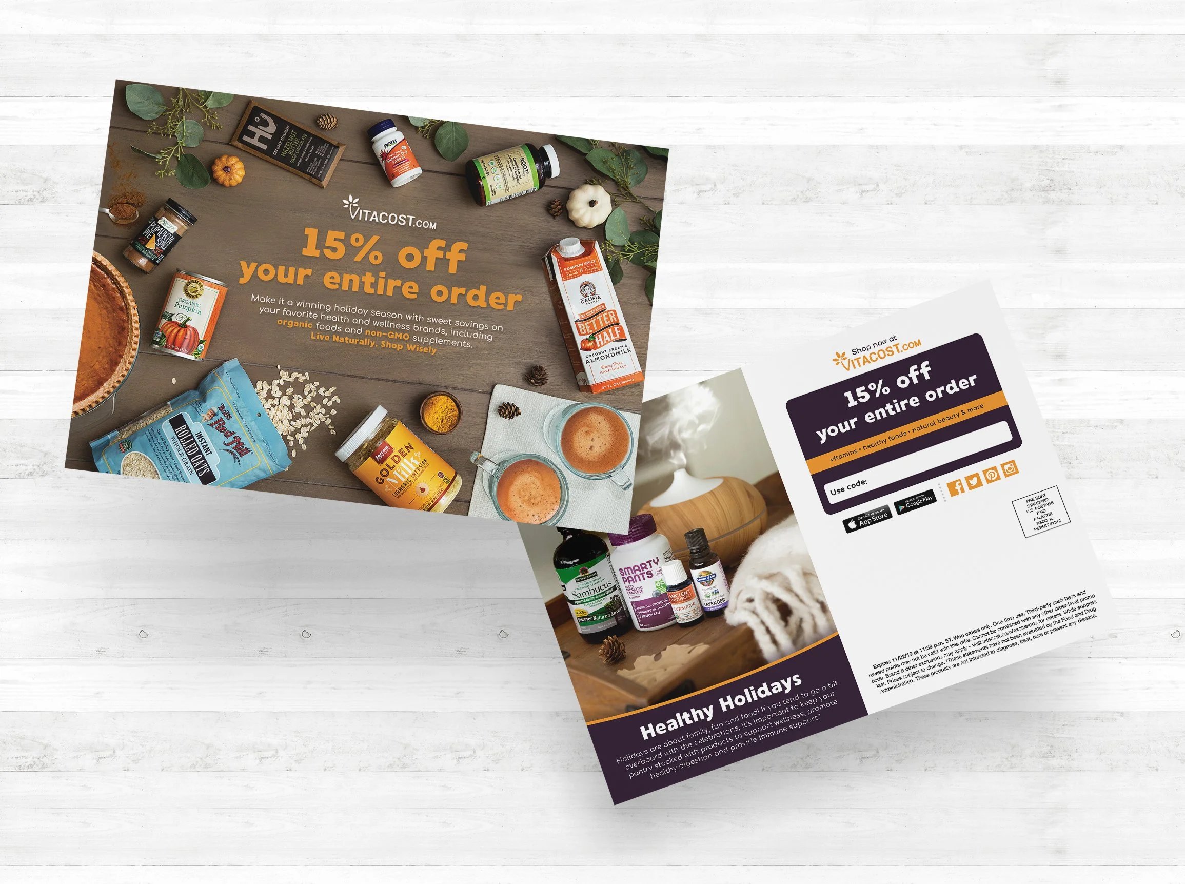 Vitacost Autumn Sale - Mockup