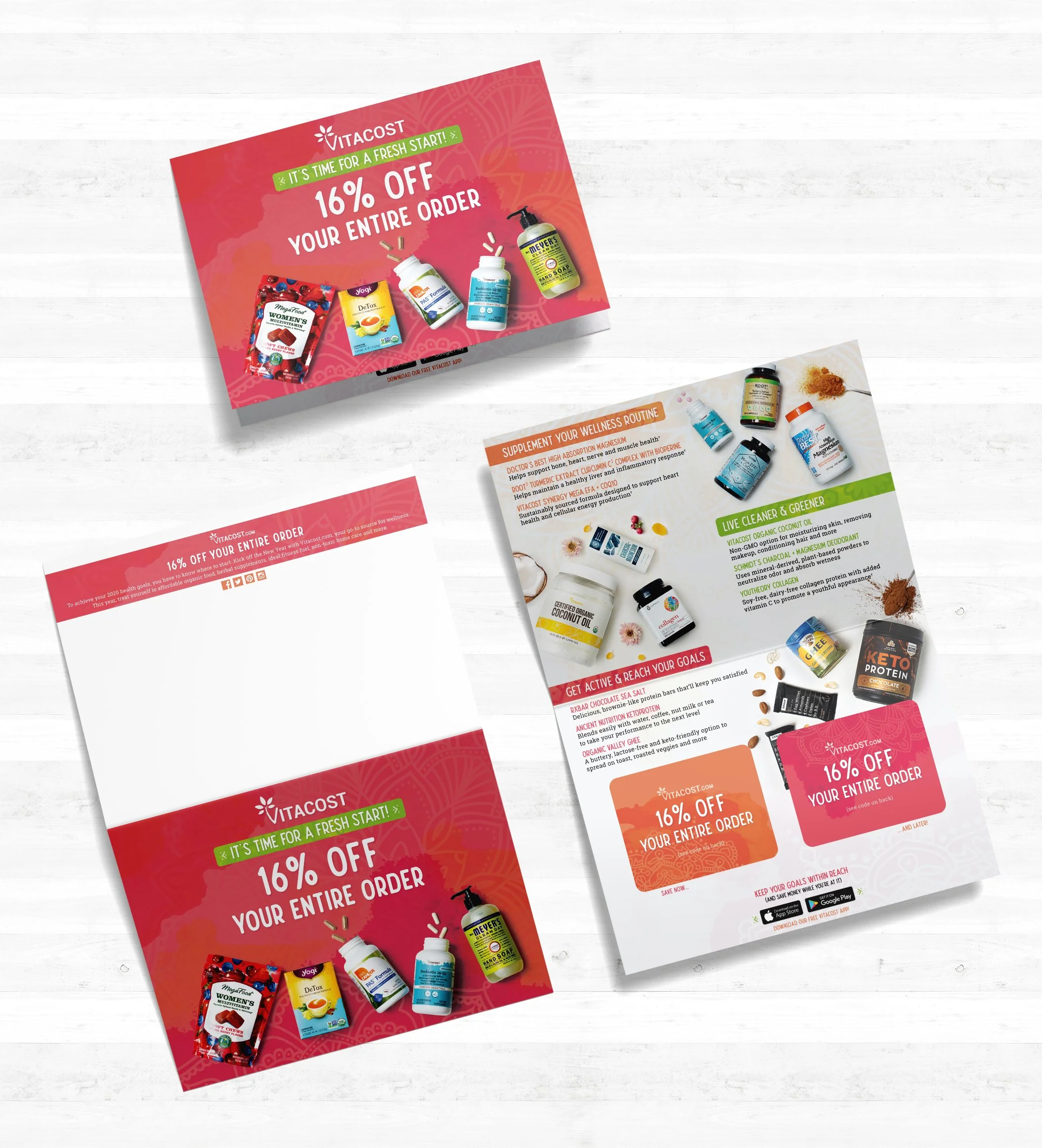 Vitacost "Fresh Start" - Mockup