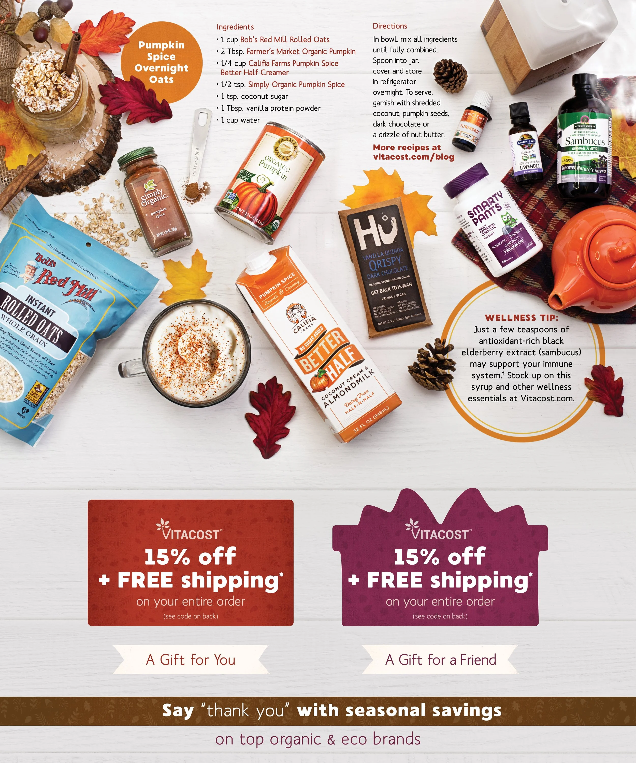 Vitacost Holiday Savings - Inside