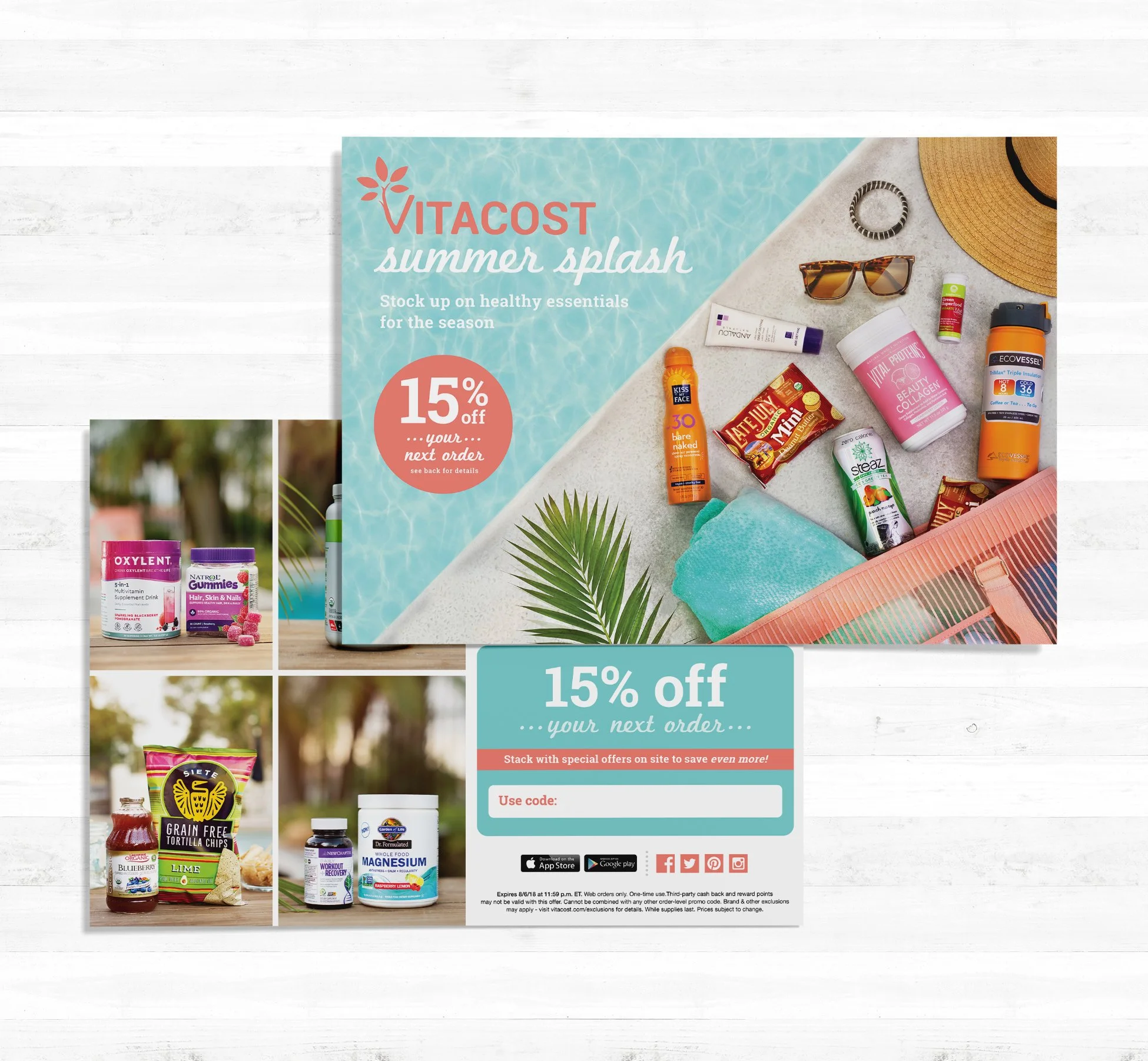 Vitacost Summer Splash - Mockup