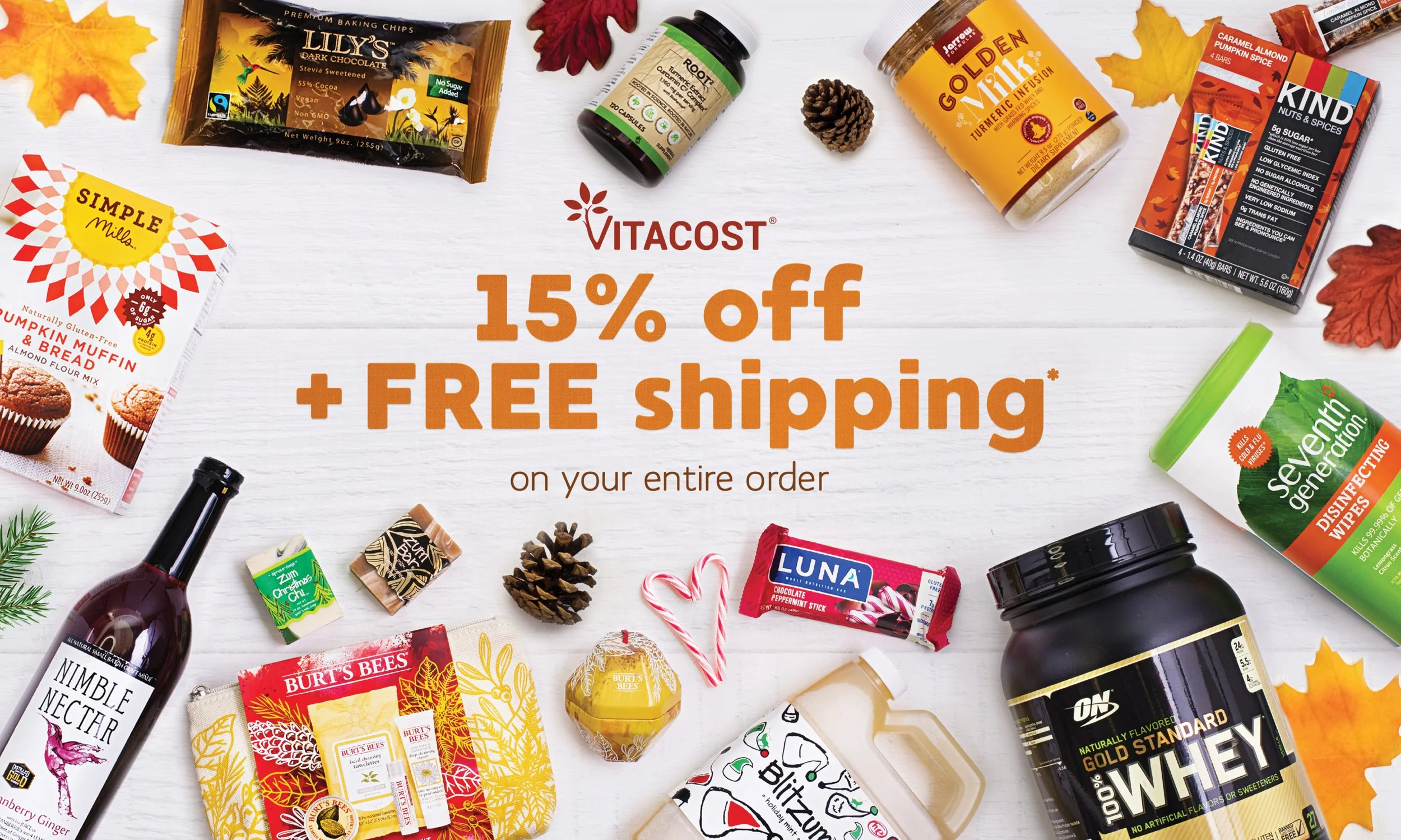 Vitacost Holiday Savings - Front
