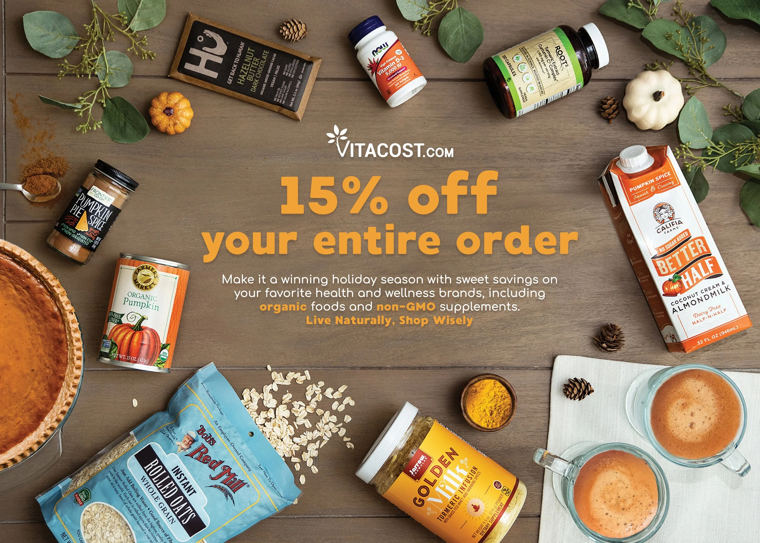 Vitacost Autumn Sale - Front