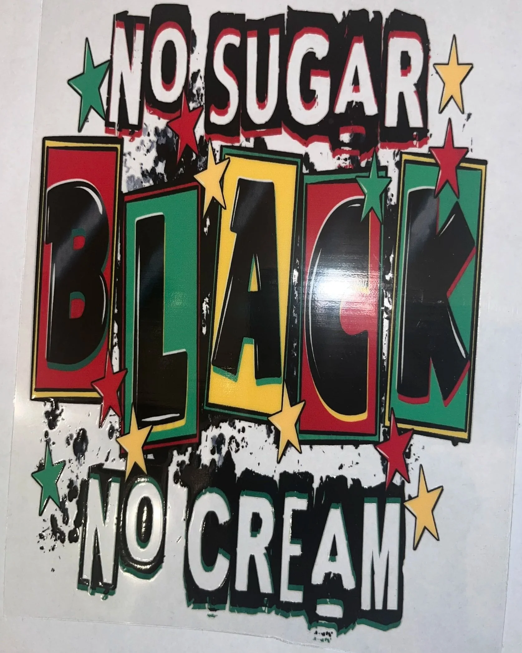 UV Transfer 5x7 Sticker