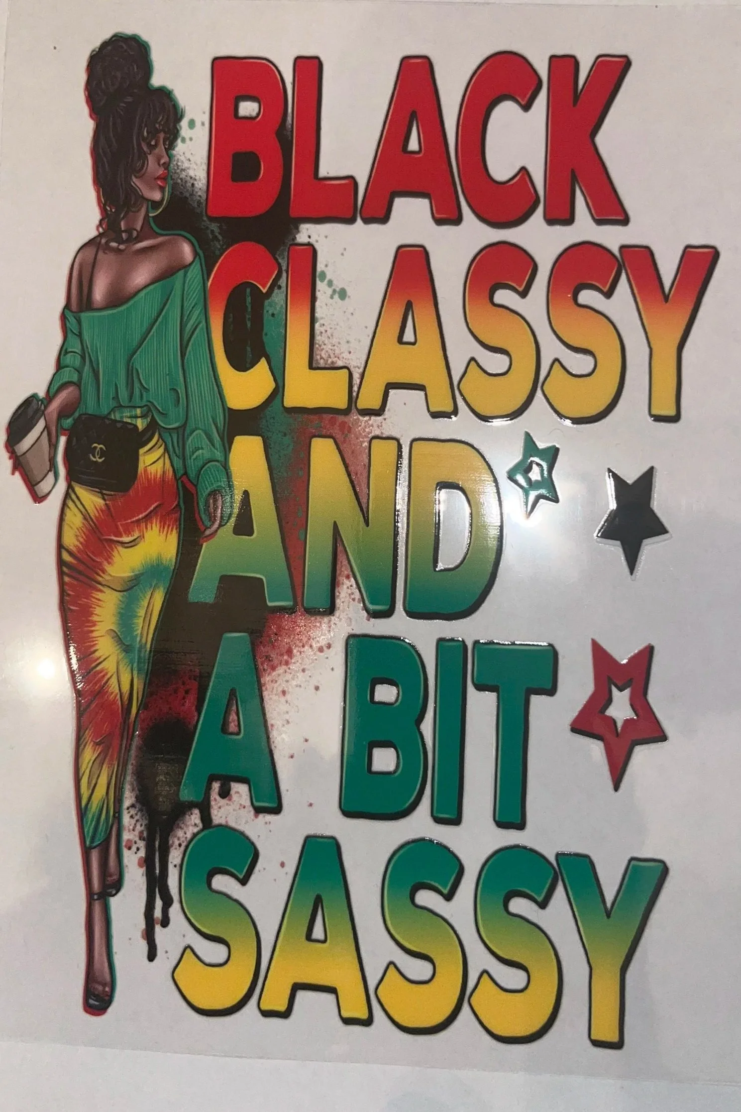 UV Transfer 5x7 Sticker