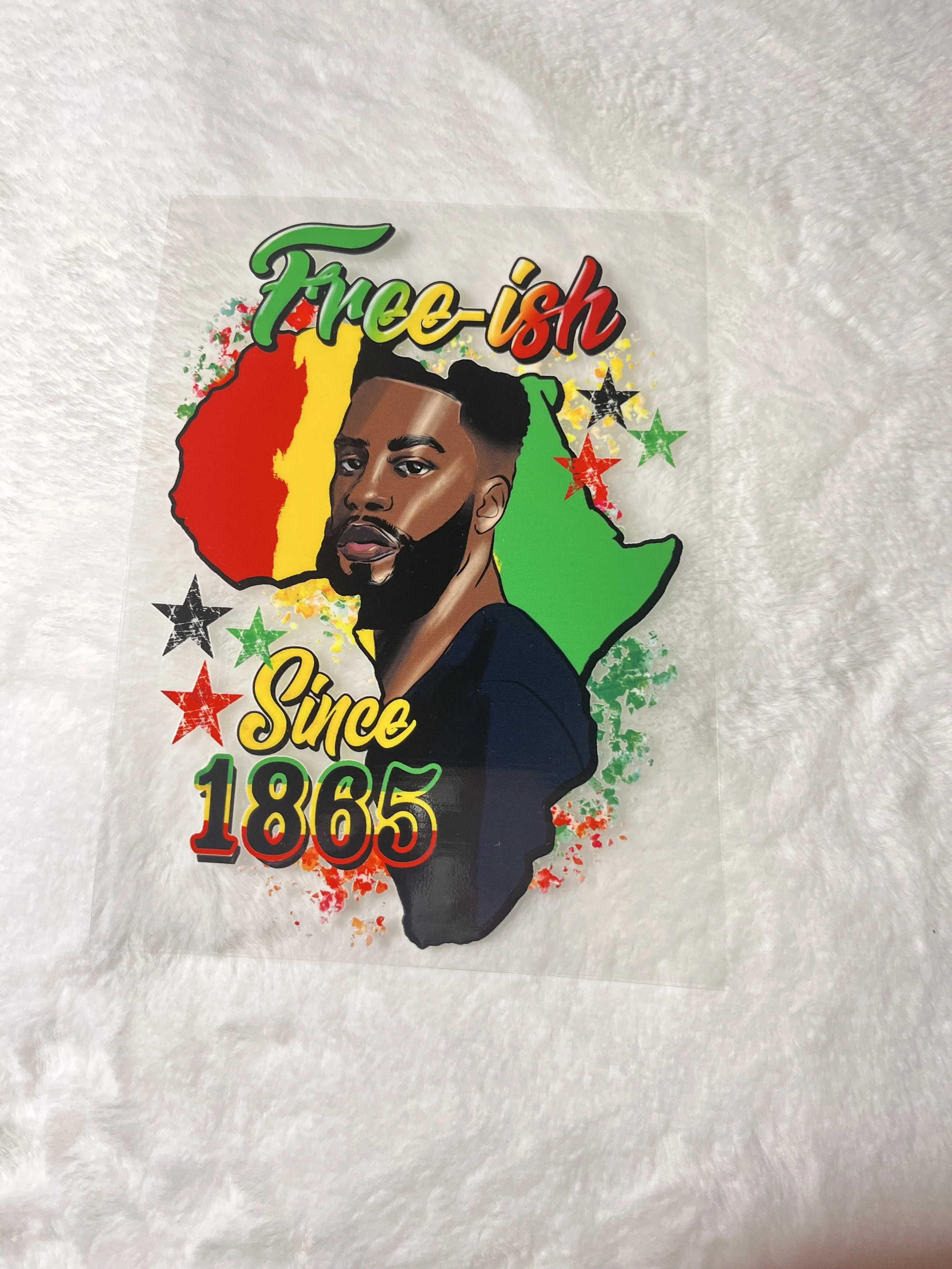 UV 5x7 Transfer Sticker