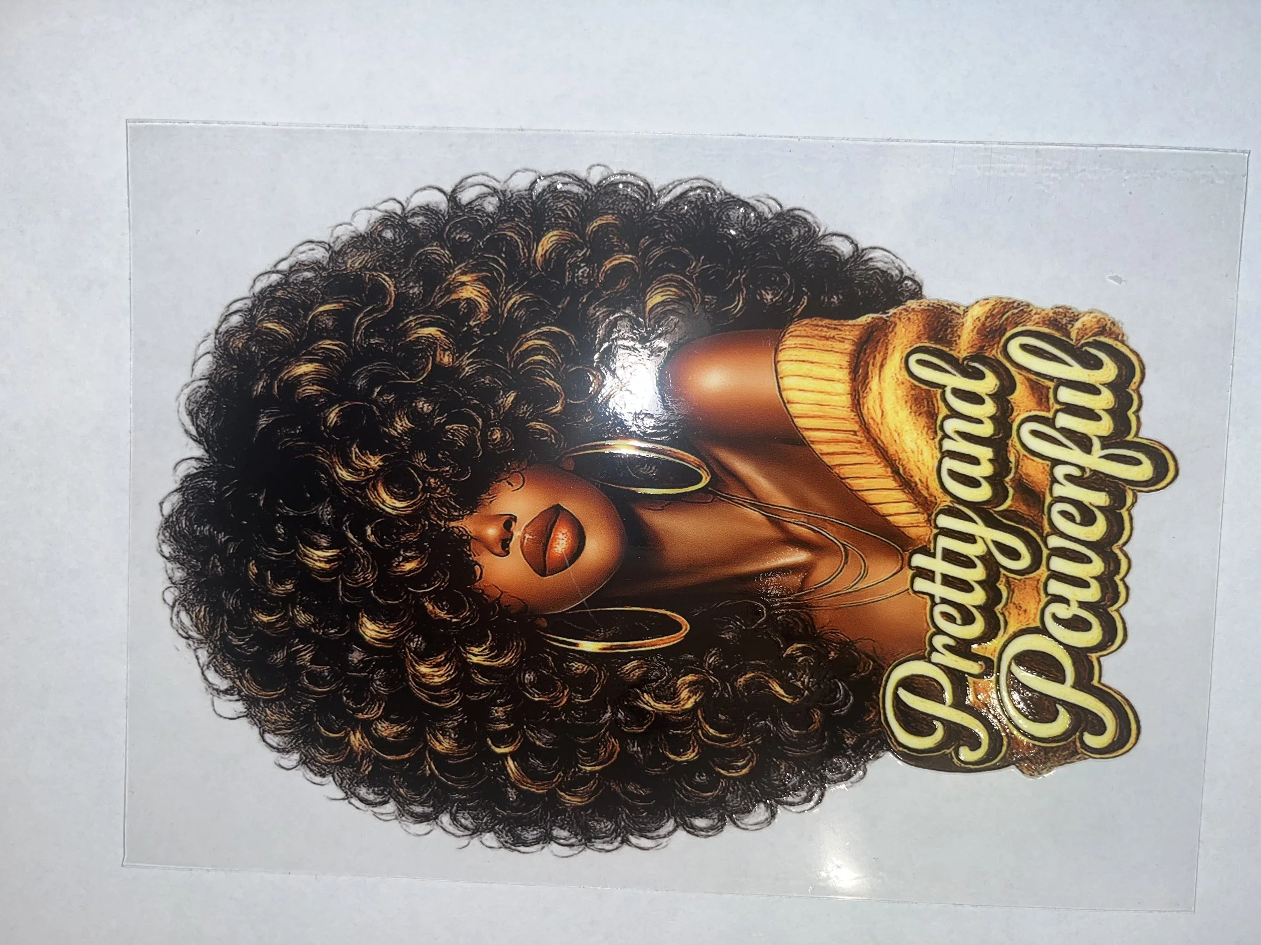 UV Transfer Sticker