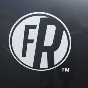 FJ logo with stylized letters inside a circle on a dark background.