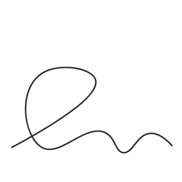 Schwarz-weiße handgezeichnete Illustration einer Schnecke mit einer spiralförmigen Schale, die eine lange, gewundene Fühler hat.