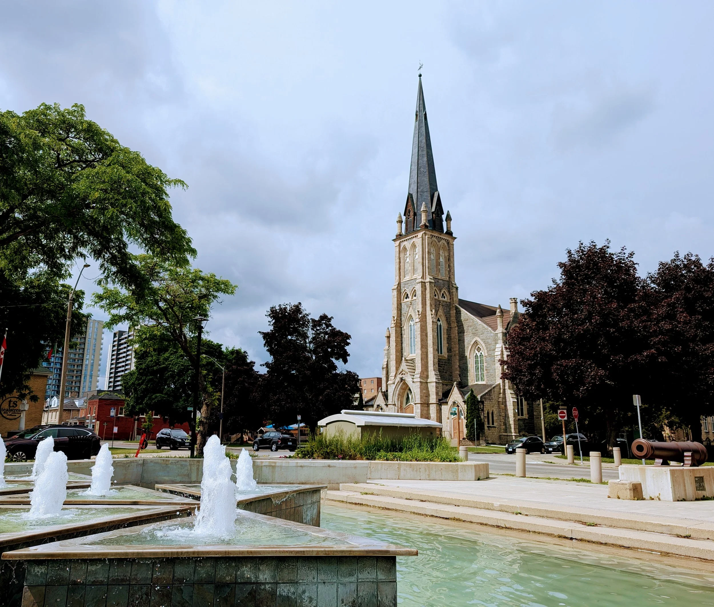 Queen's Square in Cambridge, Ontario.