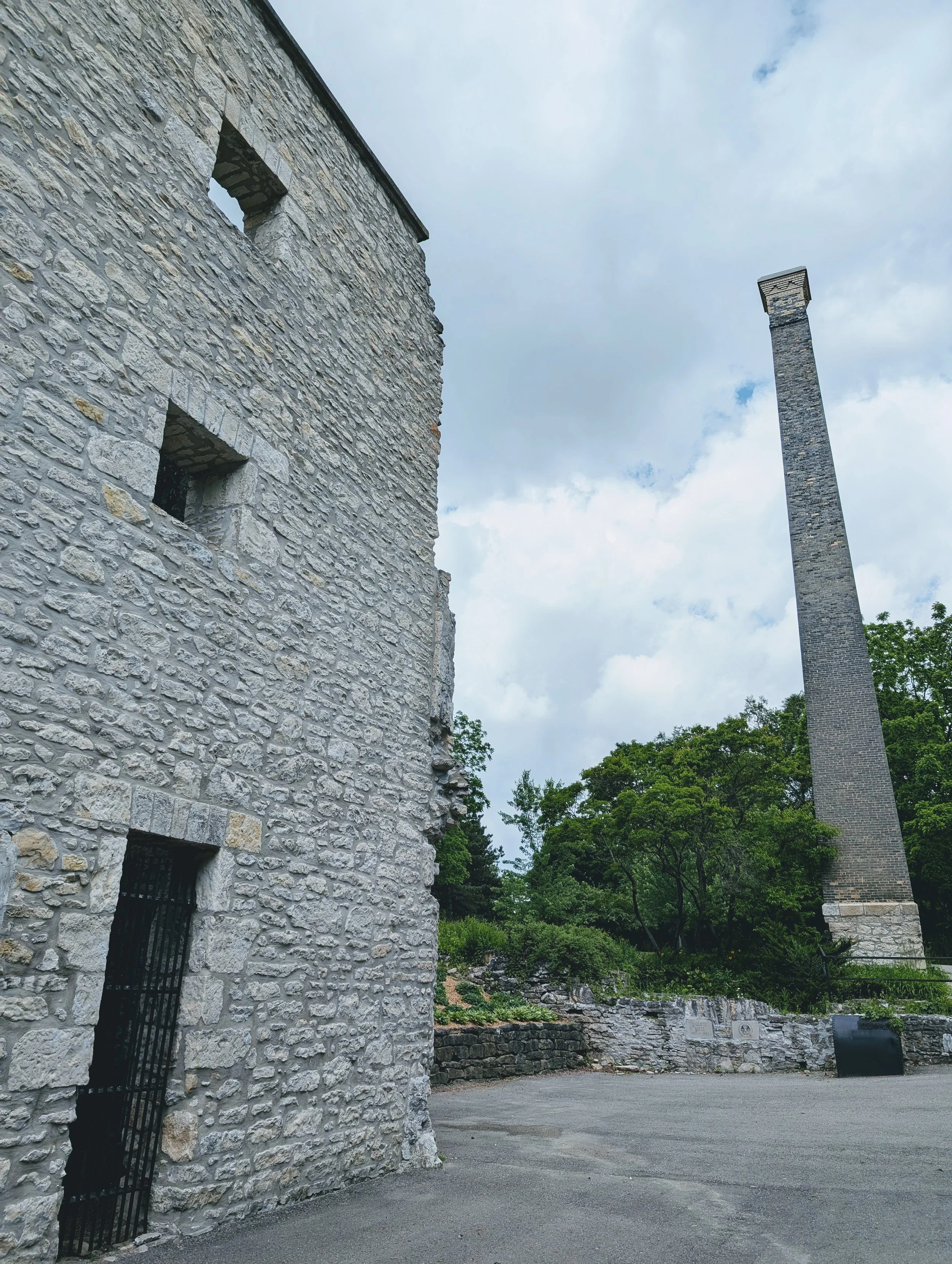 Goldie Mill ruins in Guelph, Ontario.