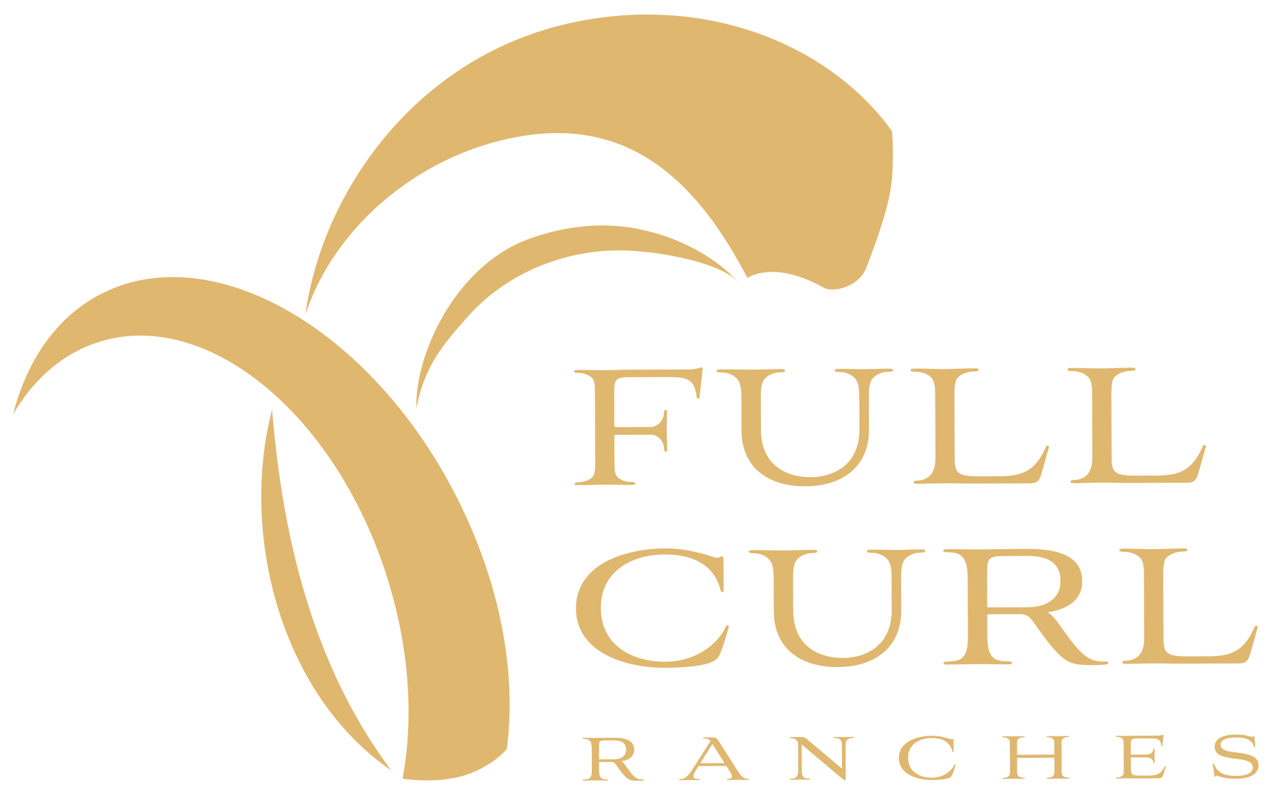 A logo for FULLEUR RANCHES features a stylized gold and black design resembling a flower or swirl, with the words "FULLEUR RANCHES" in gold serif font.