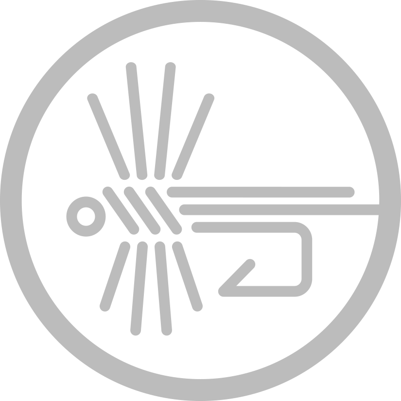 Fire alarm safety instruction icon with a figure pressing a button, indicating alarm activation.