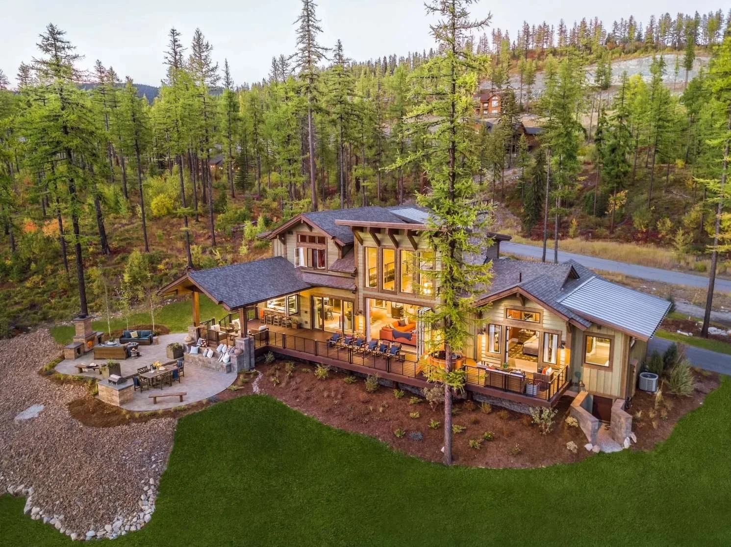 hgtv dream home built by malmquist construction in montana