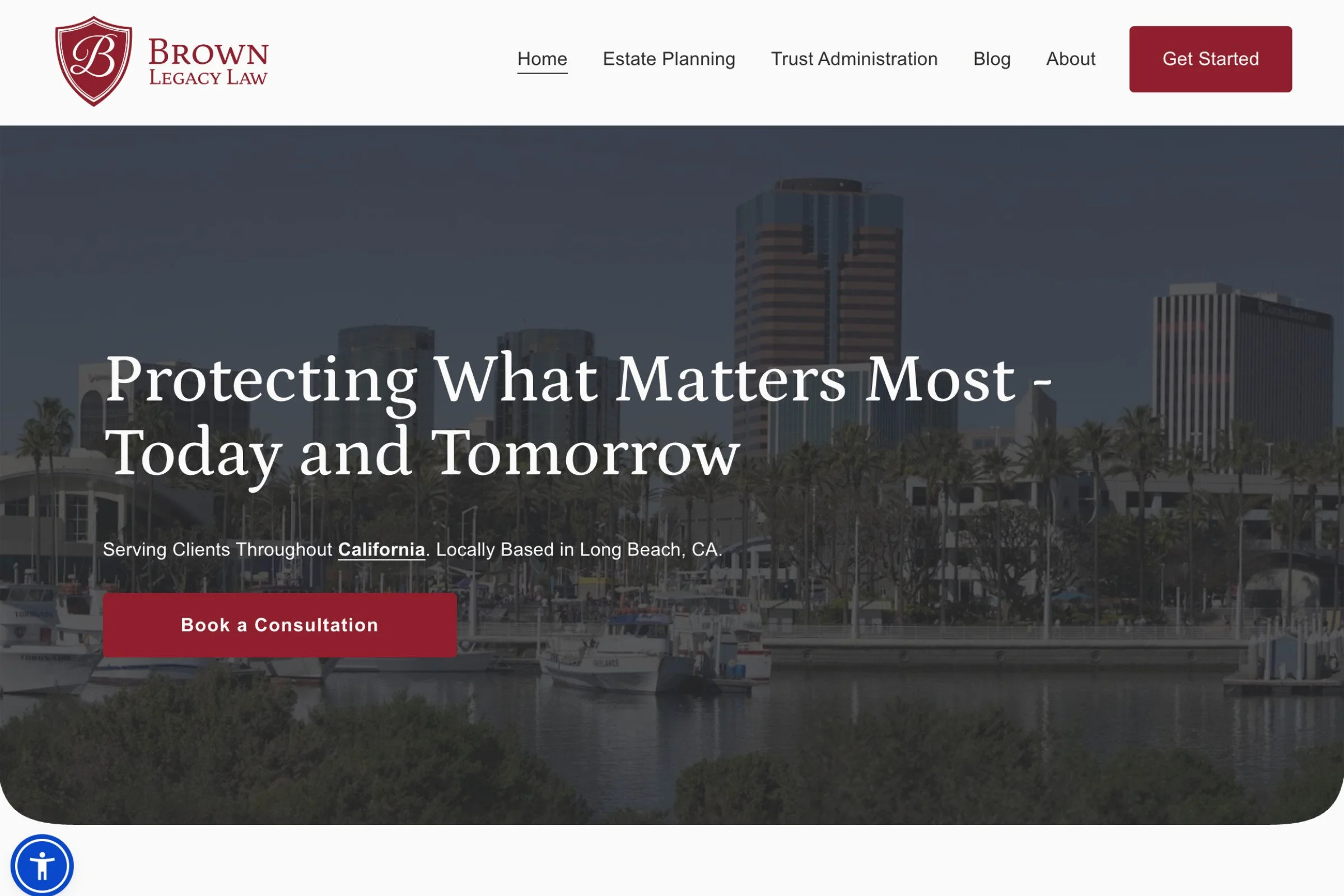 Brown Legacy Law: Website Design