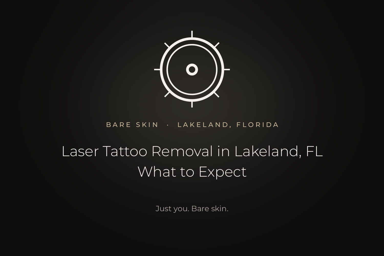 Laser Tattoo Removal in Lakeland, FL — What to Expect