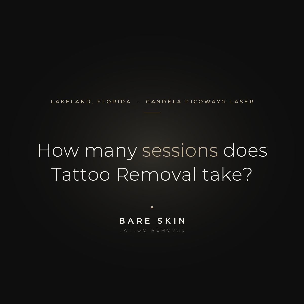 How Many Sessions Does Tattoo Removal Take?