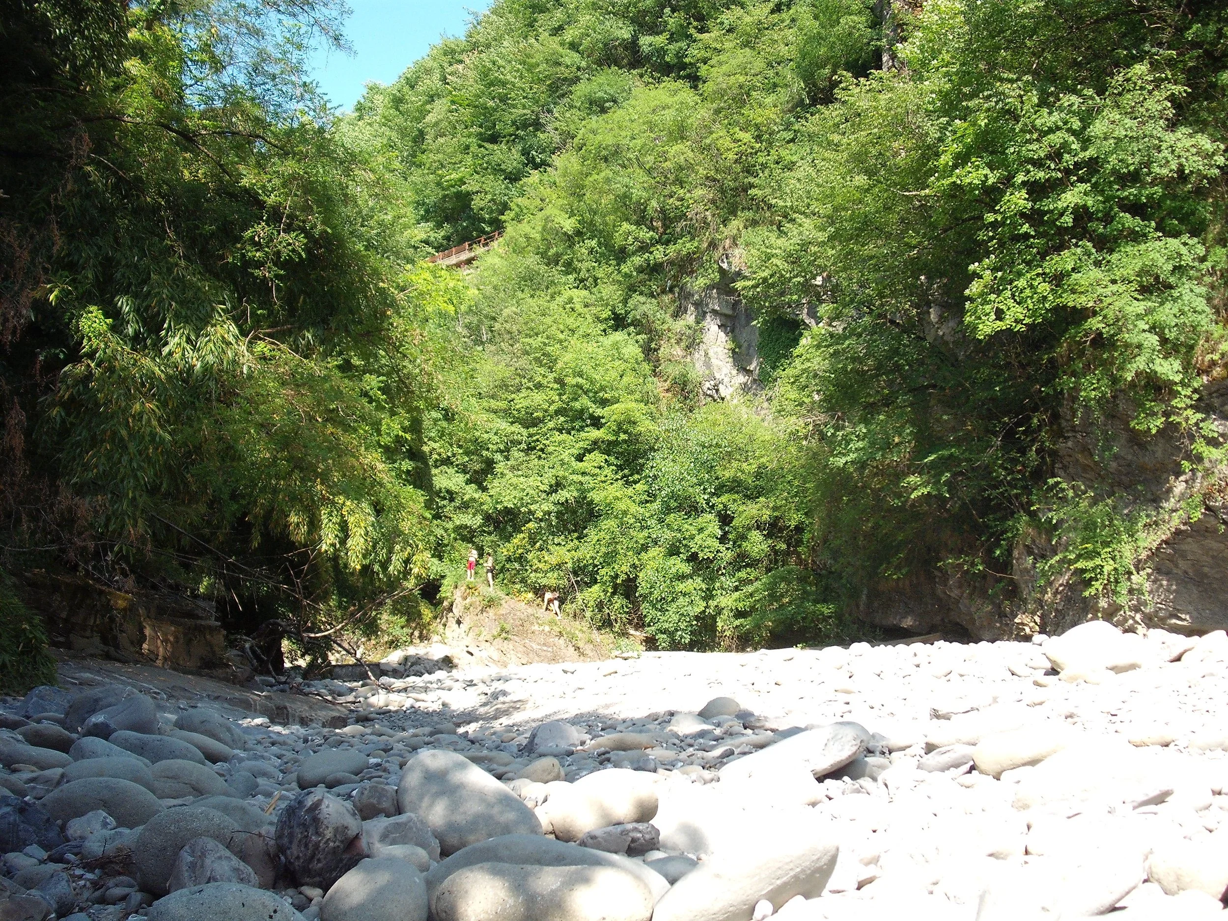 Arrived at the river