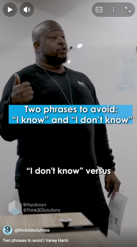 Two Phrases to Avoid