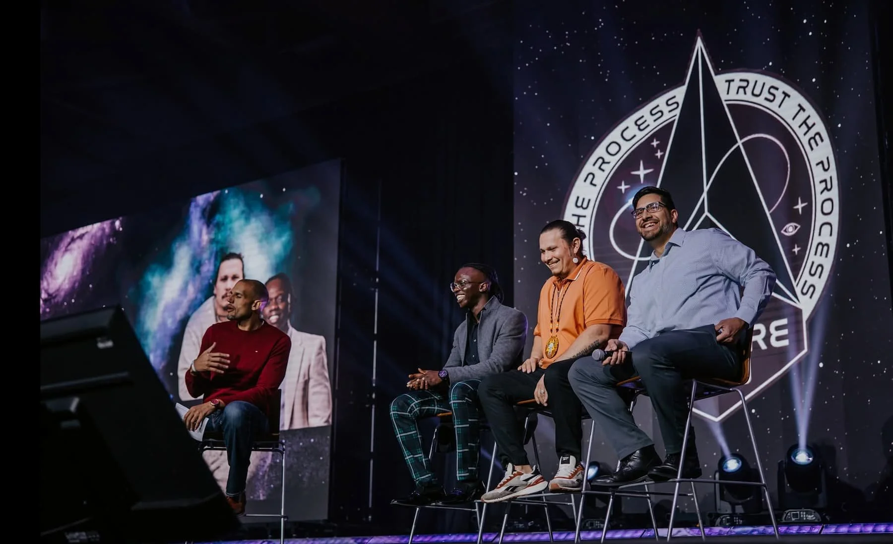 People on stage at annual CultureCon.