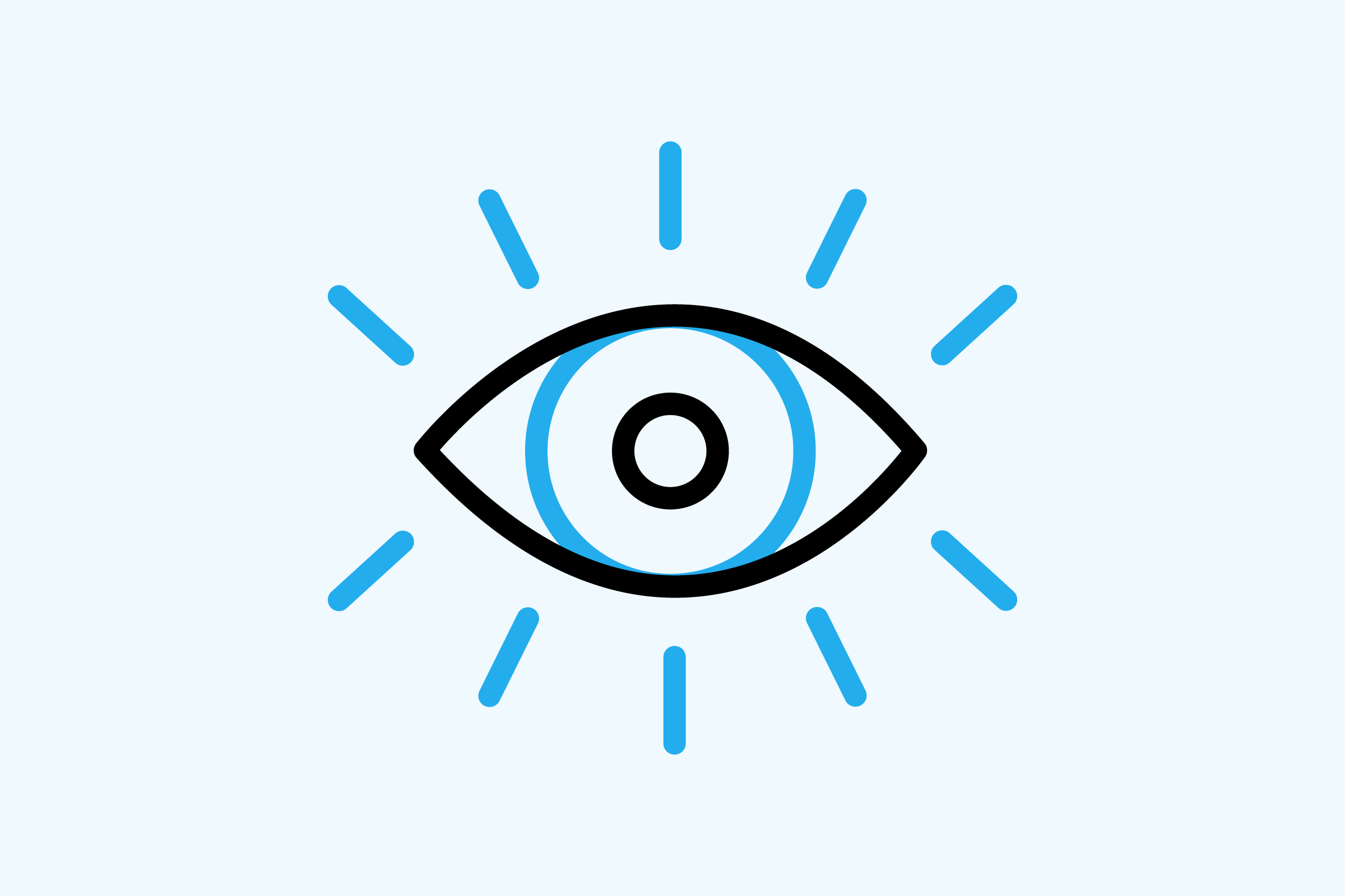 Eye line icon