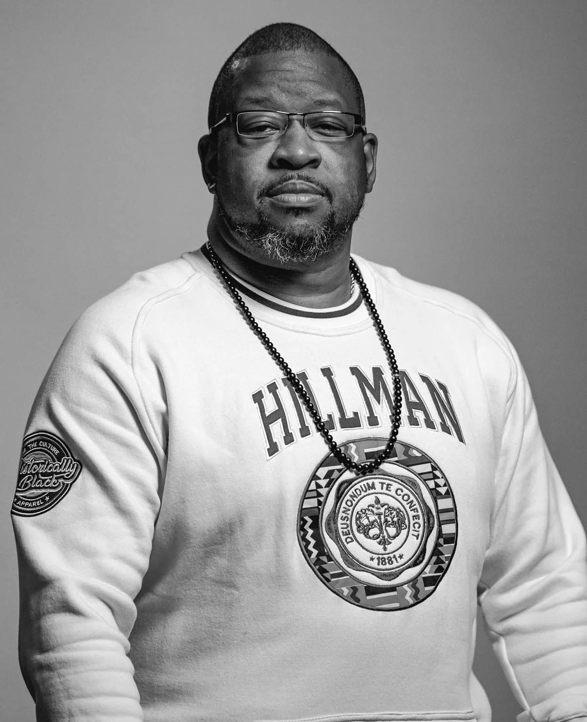 Black and White Photo of Vaney Hariri, Chief Culture Officer and Cofounder of Think 3D Solutions.