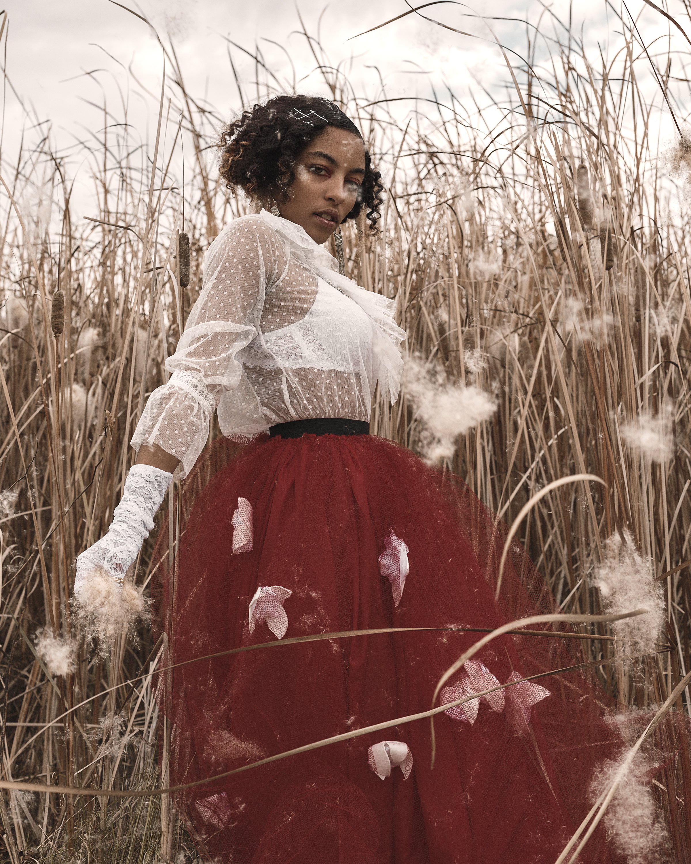 commercial portrait photographed by donovan cole for a clothing brand