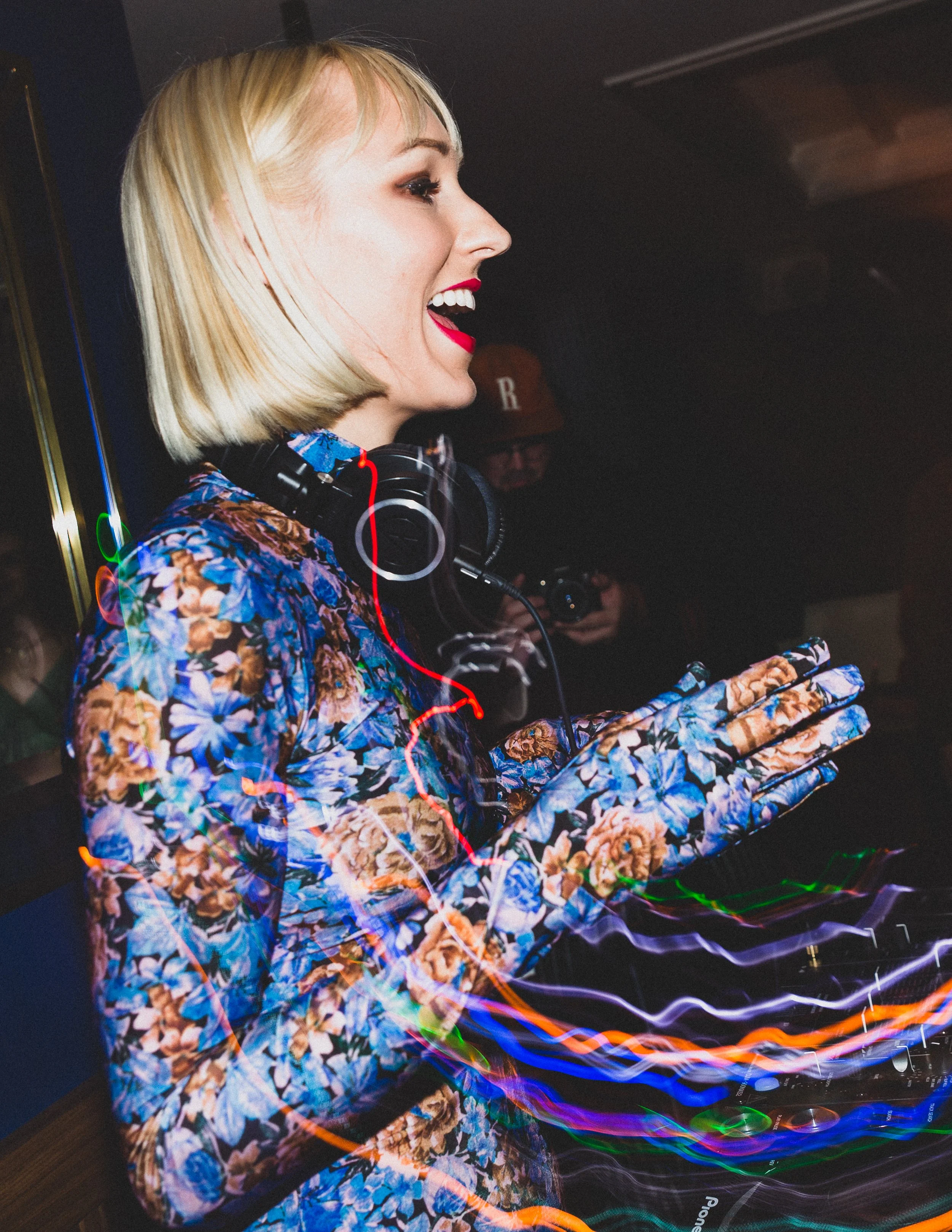 Music producer and DJ Kito at Bar Lis in Hollywood photographed by Donovan Cole