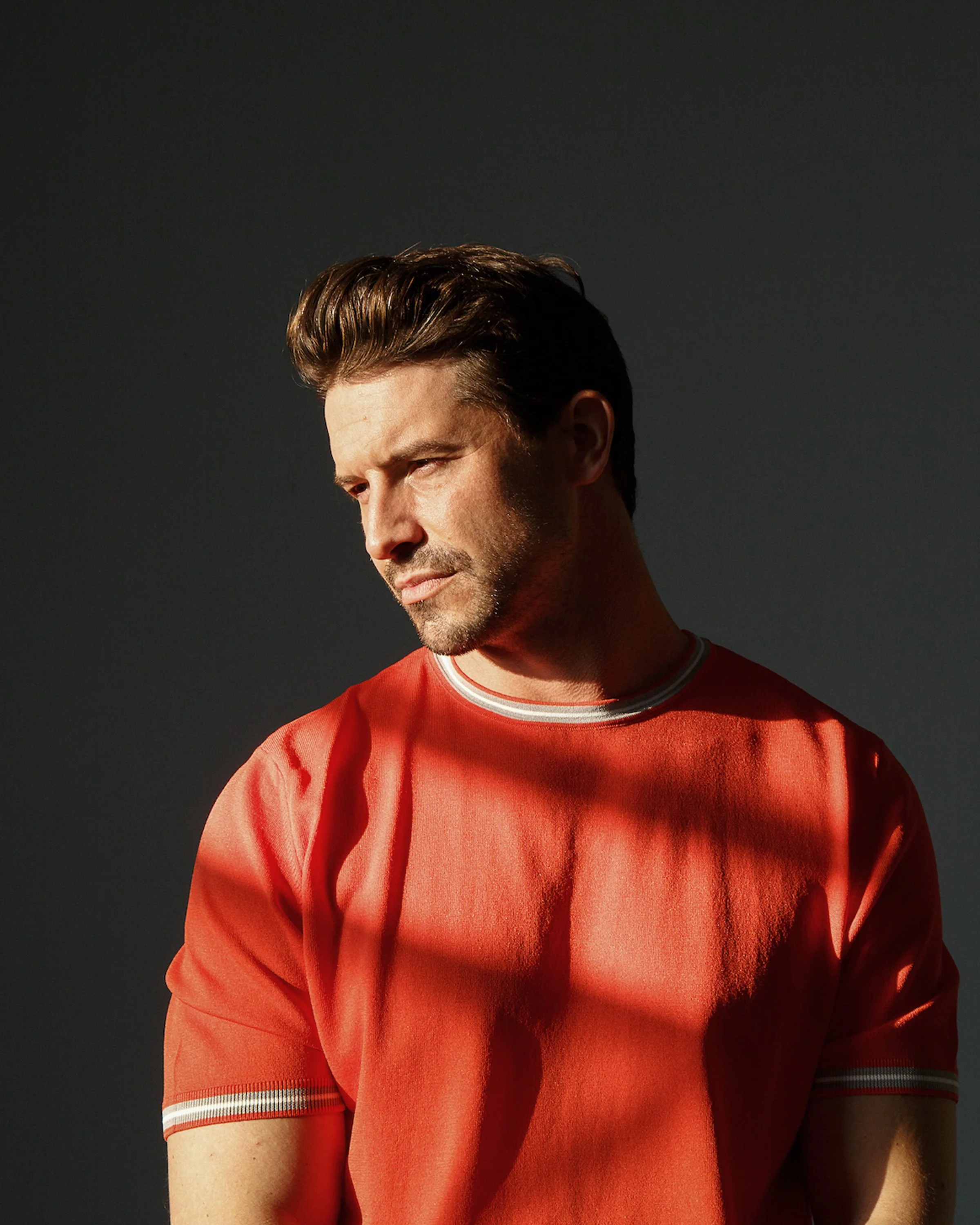 commercial photography for garnet clothiers clothing brand by donovan cole orange kat energy