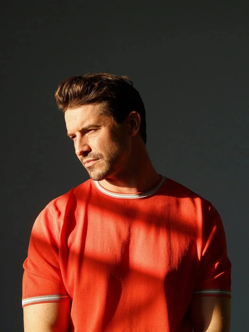 commercial photography for garnet clothiers clothing brand by donovan cole orange kat energy