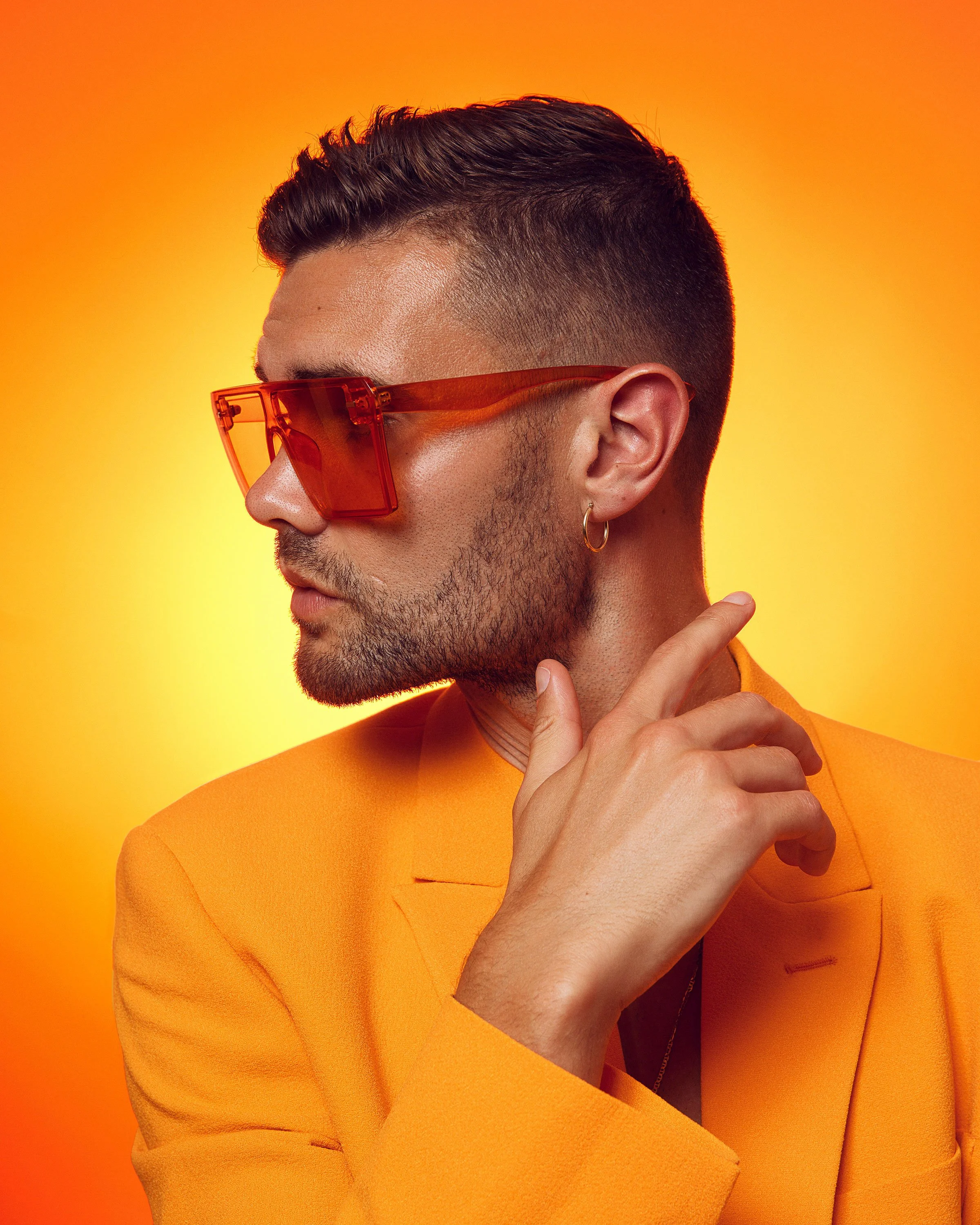 high end commercial photograohy for a sunglasses company photographed by donovan cole orange kat energy
