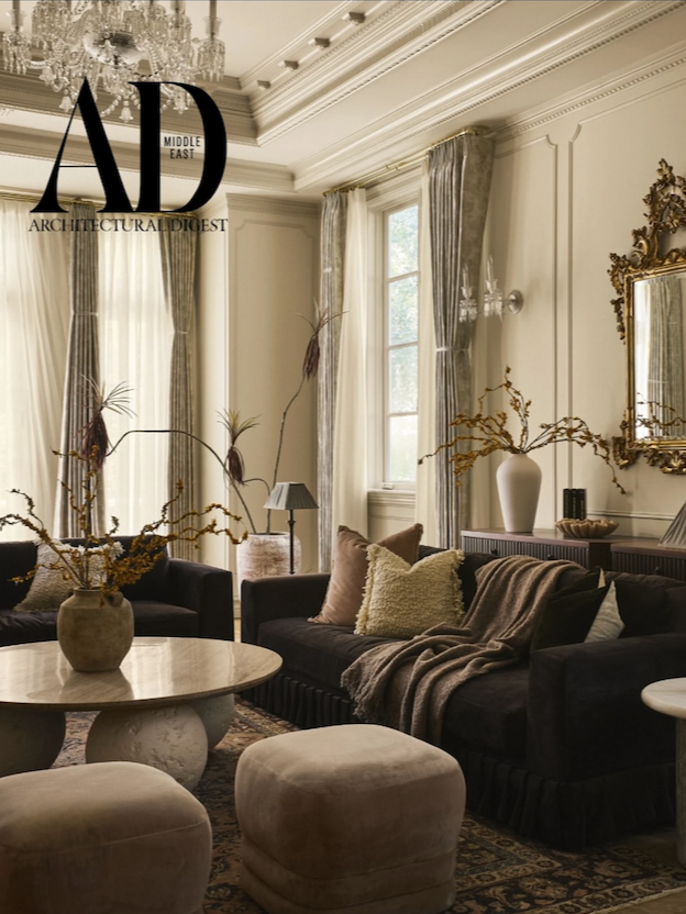 A Hollywood Mansion That Fuses Gilded Age Glamour With Modern Neutral Touches