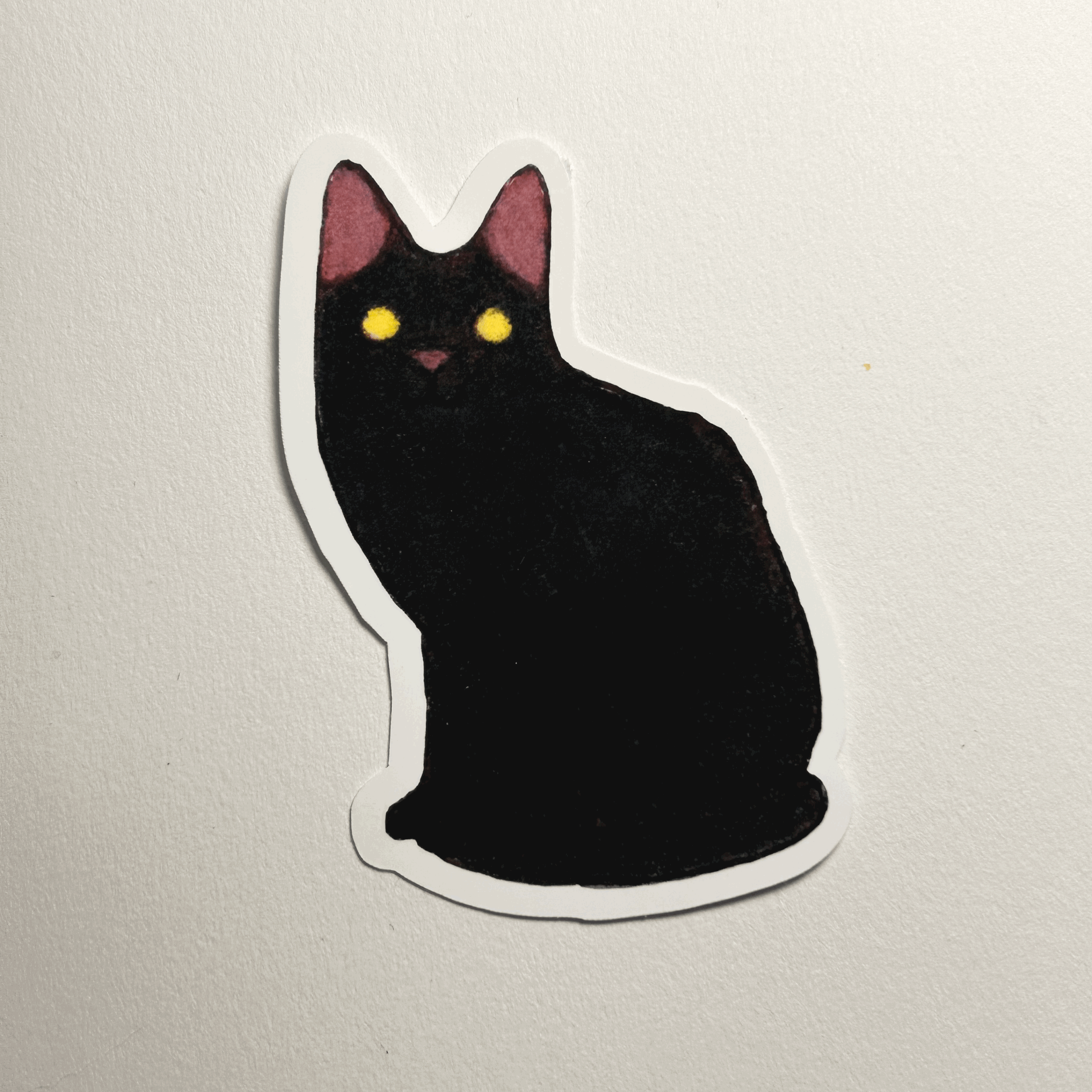 Black Cat Sticker