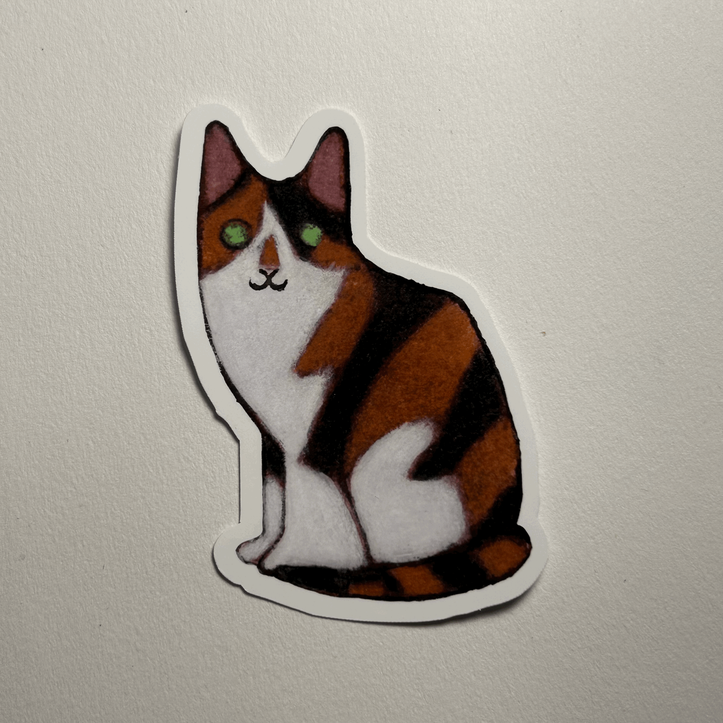 Calico Cat Sticker