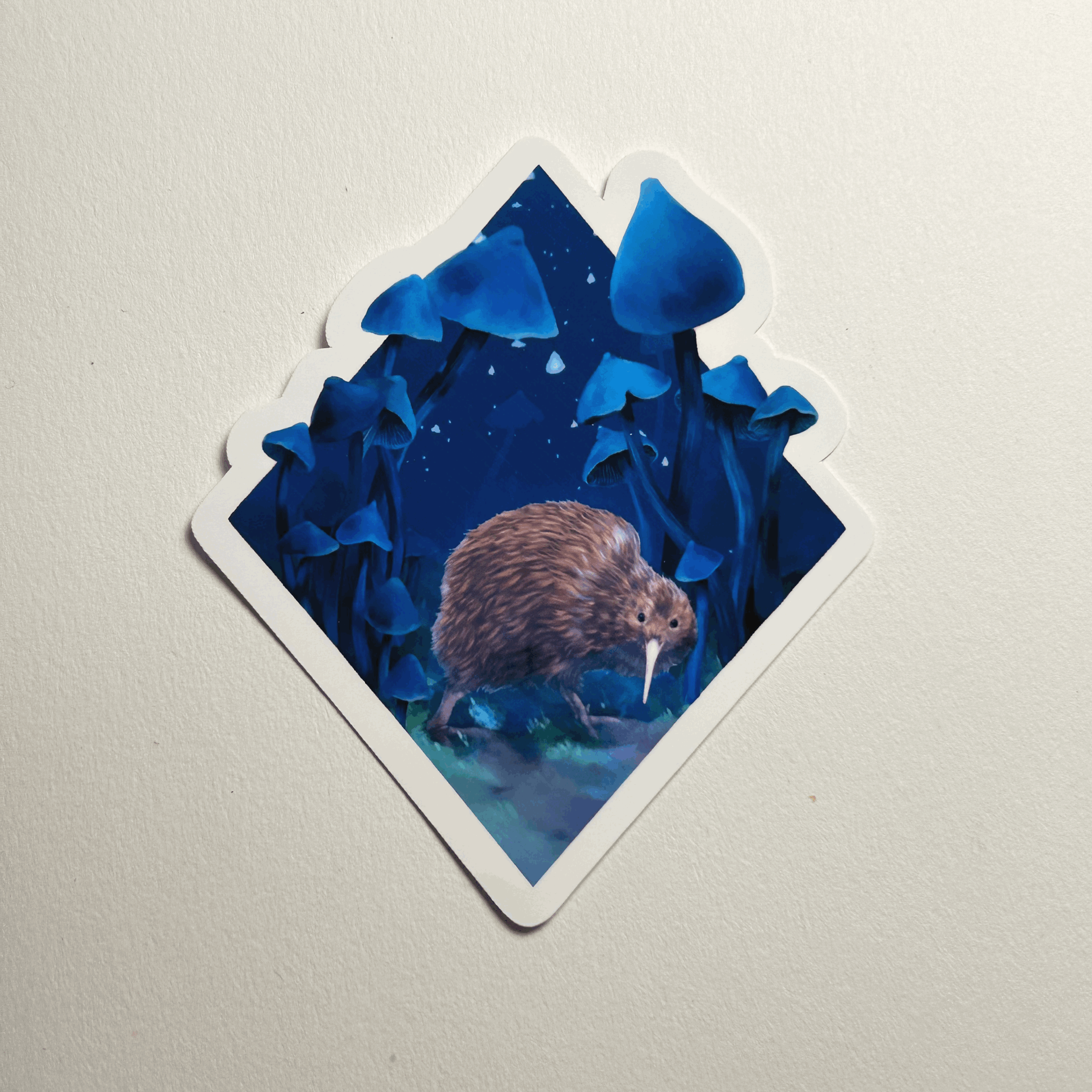 Diamond Kiwi Sticker